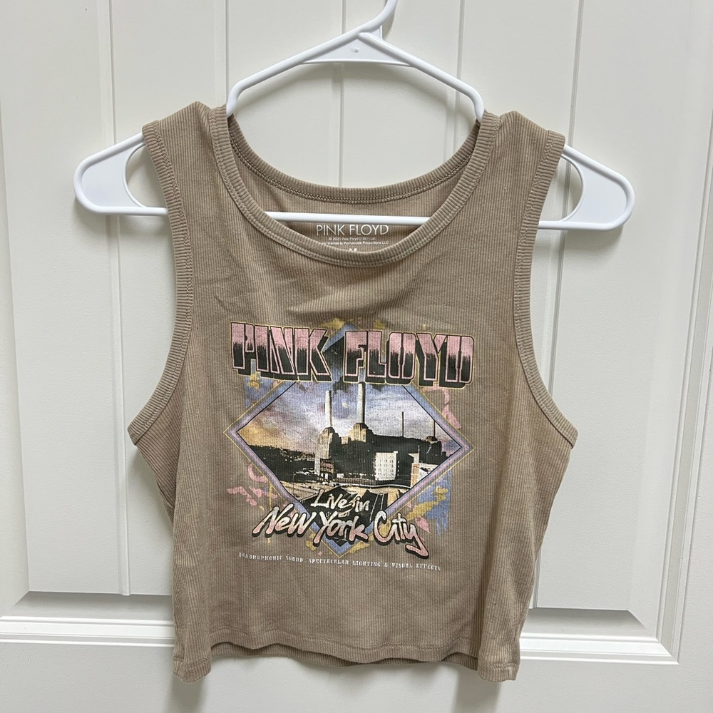 Pink Floyd Graphic Crop Top